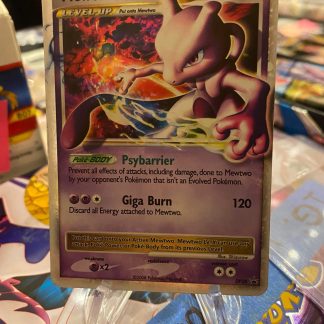 2008 Pokemon Mewtwo LV. X Diamond & Pearl DP28 Moderately Played