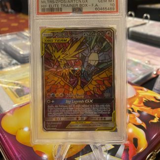 2019 Pokemon Moltres, Zapdos & Articuno GX Sun & Moon Black Star Promo Elite Trainer Box #SM210 PSA 10 Gem Mint