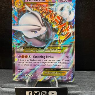 2015 Pokemon M Mewtwo EX XY Breakthrough Full Art 63 of 162 Lightly Played