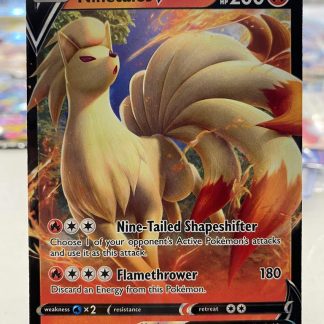 2020 Pokemon Ninetales V Rebel Clash 026 of 192 Holo Mint