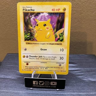 1999 Pokemon Pikachu Red Cheeks Base Set Shadowless 58 of 102 Moderately Played