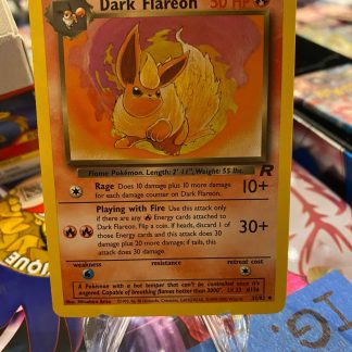 2000 Pokemon Dark Flareon Team Rocket 35 of 82 Mint