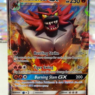 2017 Pokemon Incineroar GX Sun & Moon Base Set 27 of 149 Holo Mint