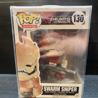 2016 Funko Pop Games Swarm #130 Sniper Gears of War Sealed With Protector