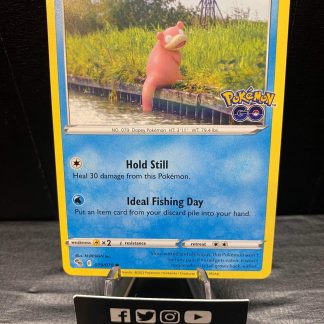 2022 Pokemon Slowpoke Pokemon GO 019 of 078 Mint