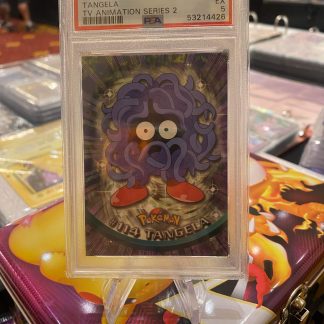 2000 Topps Pokemon Tangela TV Animation Series 2 #114 PSA 5 Excellent