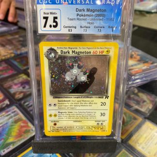 2000 Pokemon Dark Magneton Team Rocket 11 of 82 Holo CGC 7.5 Near Mint+