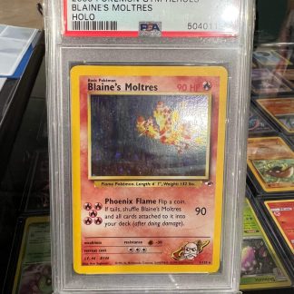 2000 Pokemon Blaine's Moltres Gym Heroes #1 Holo PSA 7 Near Mint