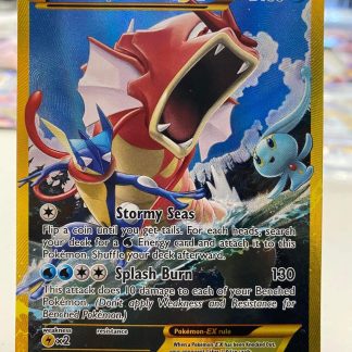 2016 Pokemon Gyarados EX Full Art XY BREAKpoint 123 of 122 Holo Lightly Played