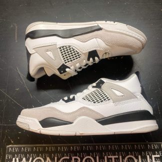 2022 Nike Air Jordan 4 Retro Military Black Kids