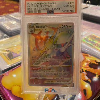 2022 Pokemon Arceus VSTAR Sword & Shiedl Brilliant Star Secres #176 PSA 10 Gem Mint