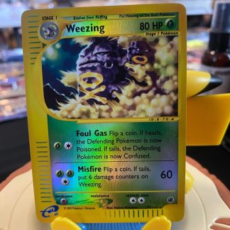 2002 Pokemon Weezing Expedition 70 of 165 Reverse Holo Mint