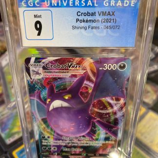 2021 Pokemon Crobat Vmax Shining Fates 045 of 072 CGC 9 Mint