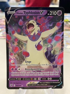 2022 Pokemon Hisuian Typhlosion V Full Art Astral Radiance 053 of 189 Holo Mint