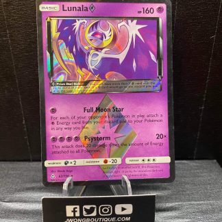 2018 Pokemon Lunala Sun & Moon Ultra Prism 62 of 156 Holo Moderately Played