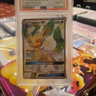 2019 Pokemon Leafeon Sun & Moon Hidden Fates #SV46 PSA 10 Gem