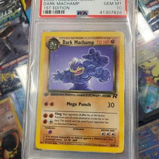2000 1st Edition Pokemon Dark Machamp #27 PSA 10 Gem Mint