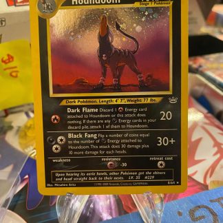 2000 Pokemon Houndoom Neo Revelation 8 of 64 Holo Mint