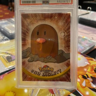 1999 Topps Pokemon Diglett TV #50 PSA 6 Excellent Mint