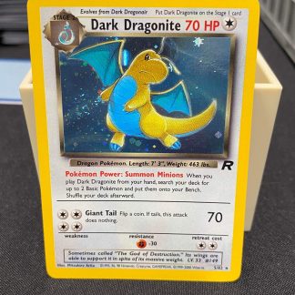 2000 Pokemon Dark Dragonite Team Rocket 5 of 82 Holo Mint