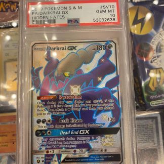 2019 Pokemon Darkrai GX Sun & Moon Hidden Fates #SV70 PSA 10 Gem Mint