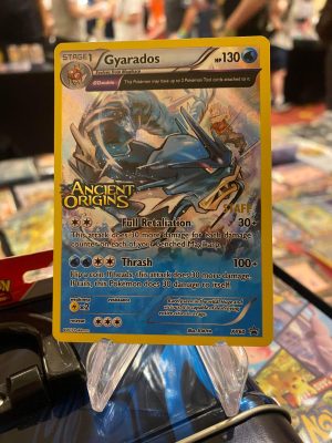 2015 Pokemon Gyarados Ancient Origin XY Staff Prerelease Promo XY60 Holo Mint