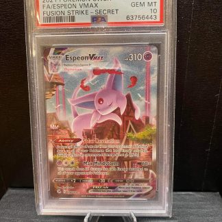 2021 Pokemon Espeon Vmax Sword & Shield Fusion Strike #270 PSA 10 Gem Mint