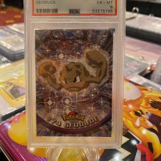 1999 Topps Pokemon Geodude TV #74 PSA 6 Excellent Mint