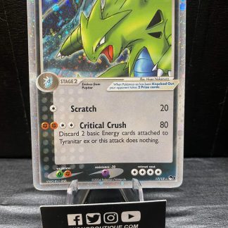 2004 Pokemon Tyranitar EX Pop Series 17 of 17 Holo Moderately Played