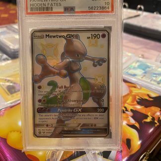2019 Pokemon Mewtwo GX Sun & Moon Hidden Fates #SV59 PSA 10 Gem Mint