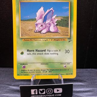 2000 Pokemon Nidoran Base Set 2 83 of 139 Near Mint