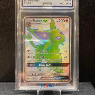 2019 Pokemon Espeon GX Sun & Moon Hidden Fates #SV60 AGS 9.5 Mint+
