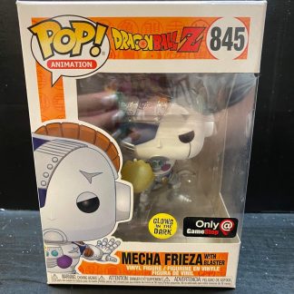2020 Funko Pop Animation Mecha Frieza Dragon Ball Z #845 Glow In The Dark Game Stop Exclusive Sealed With Protector