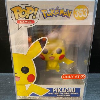 2018 Funko Pop Games Pokemon Pikachu #353 Target Exclusive Selaed With Protector