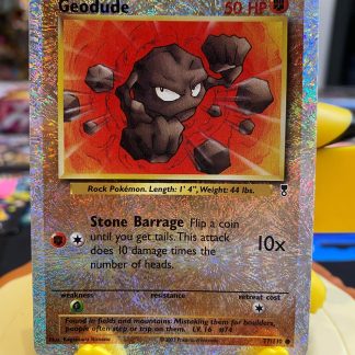 2002 Pokemon Geodude Legendary Collection 77 of 110 Reverse Holo Lightly Played