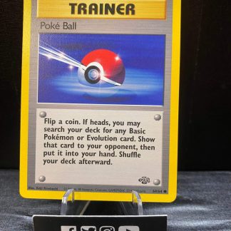 1999 Pokemon Jungle Edition Trainer Poke Ball 64 of 64 Near Mint