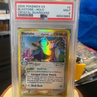 2006 Pokemon Blastoise EX Crystal Guardians #2 Holo PSA 9 Mint