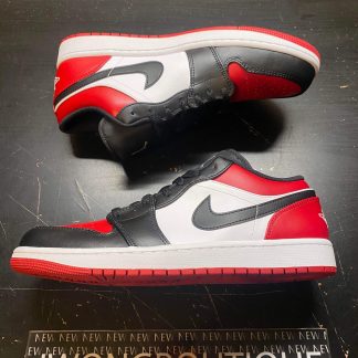 2021 Nike Air Jordan I Low Bred Toe Men