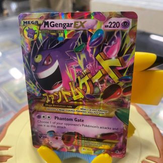 2014 Pokemon M Gengar EX XY Phantom Forces 121 of 119 Holo Heavily Played