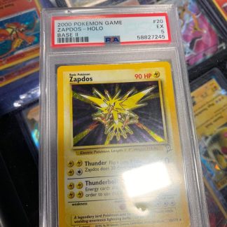 2000 Pokemon Zapdos Game Base 2 #20 PSA 5 Excellent