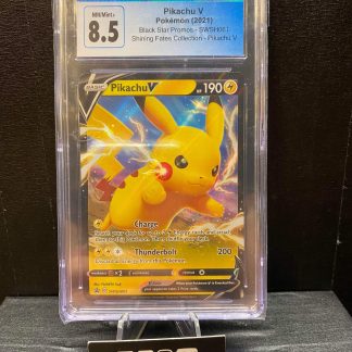 2021 Pokemon Pikachu V Shing Fates Collection Black Star Promos SWSH061 CGC 8.5 Near Mint/Mint+