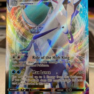 2021 Pokemon Ice Rider Calyrex Vmax Chilling Reign 046 of 198 Holo Mint