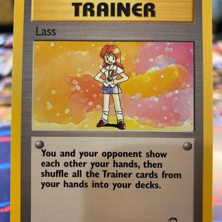 2000 Pokemon Trainer Lass Base Set 2 104 of 130 Lightly Played