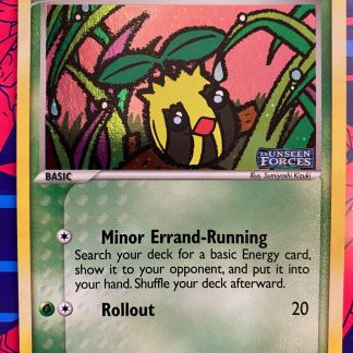 2005 Pokemon Sunkern Ex Reverse Foil Unseen Forces 76 of 115 Moderate Played