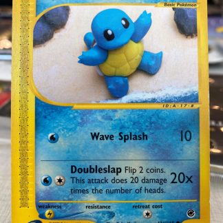 2002 Pokemon Squirtle Expedition 131 of 165 eReader Lightly Played