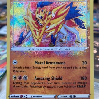 2020 Pokemon Zamazenta Vivid Voltage 102 of 185 Holo Mint