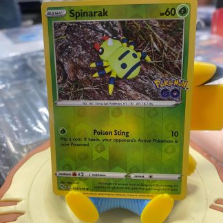 2022 Pokemon Spinarak Peelable Ditto Pokemon Go 006 of 078 Reverse Holo Mint
