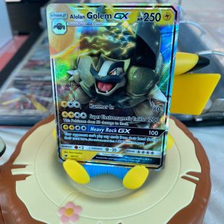 2017 Pokemon Alolan Golem GX Full Art Sun & Moon Crimson Invasion 34 of 111 Holo Mint