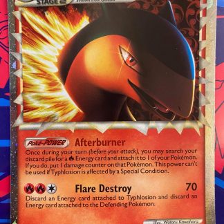 2010 Pokemon Typhlosion HeartGold & SoulSilver 110 of 123 Holo Lightly Played