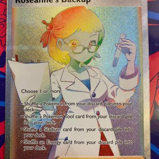 2022 Pokemon Roseanne's Backup Brilliant Star 180 of 172 Rainbow Holo Mint
